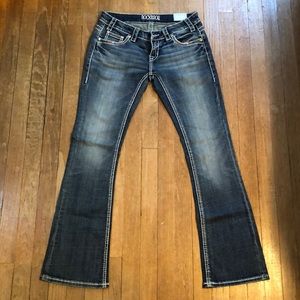 NWT Rock&Roll Cowgirl Rival Vintage Wash Jeans